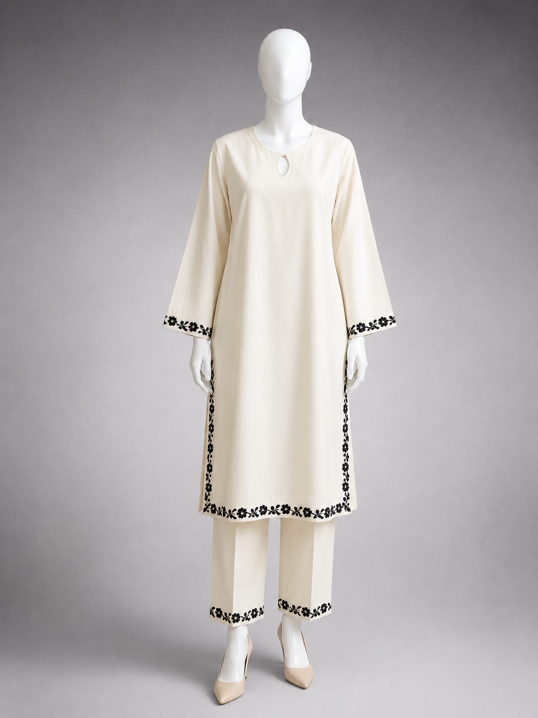 Lawn Collection 2PC - Off White