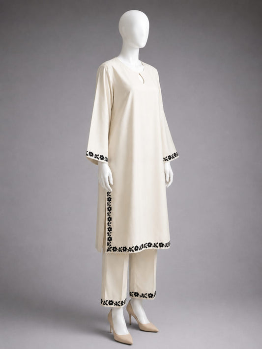 Lawn Collection 2PC - Off White