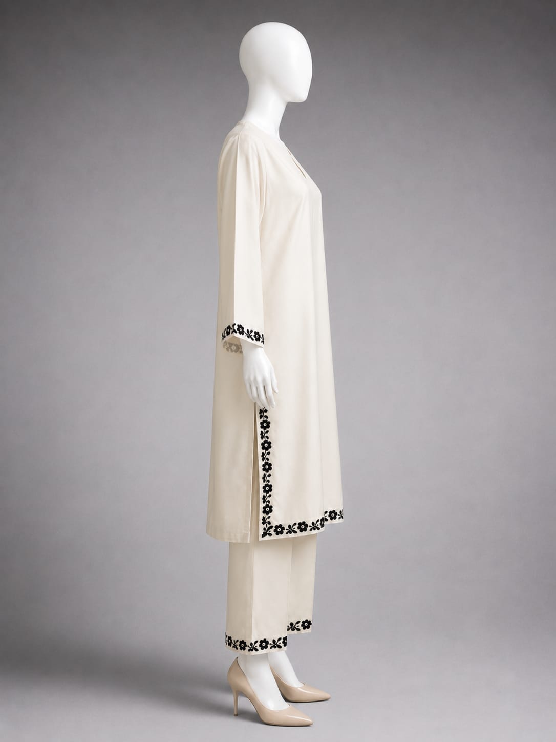 Lawn Collection 2PC - Off White