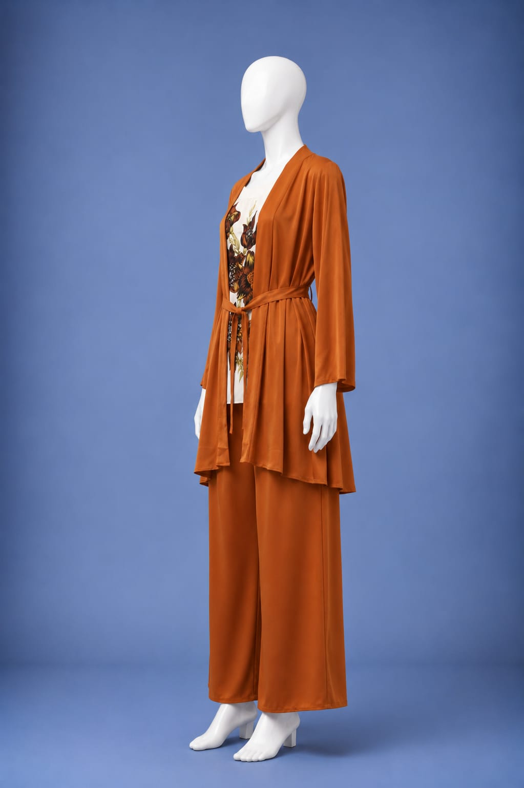 3PC Co-Ord Set - Burnt Orange