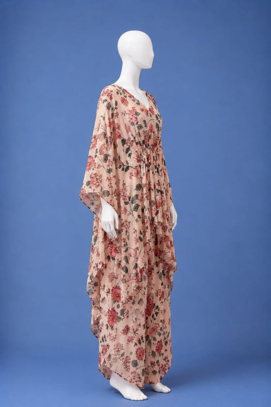 Printed Co-Ord Set - Beige