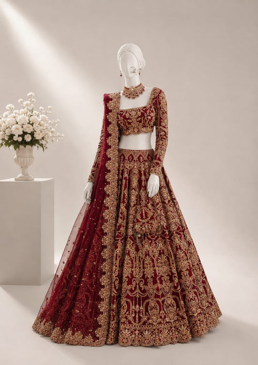 Kanwal Malik Maysa Bridal 3PC – Zarwa