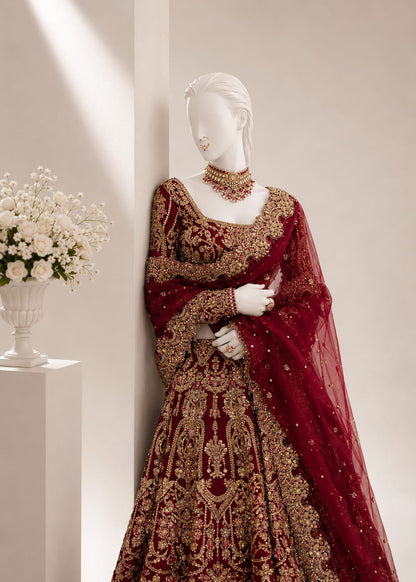 Kanwal Malik Maysa Bridal 3PC – Zarwa